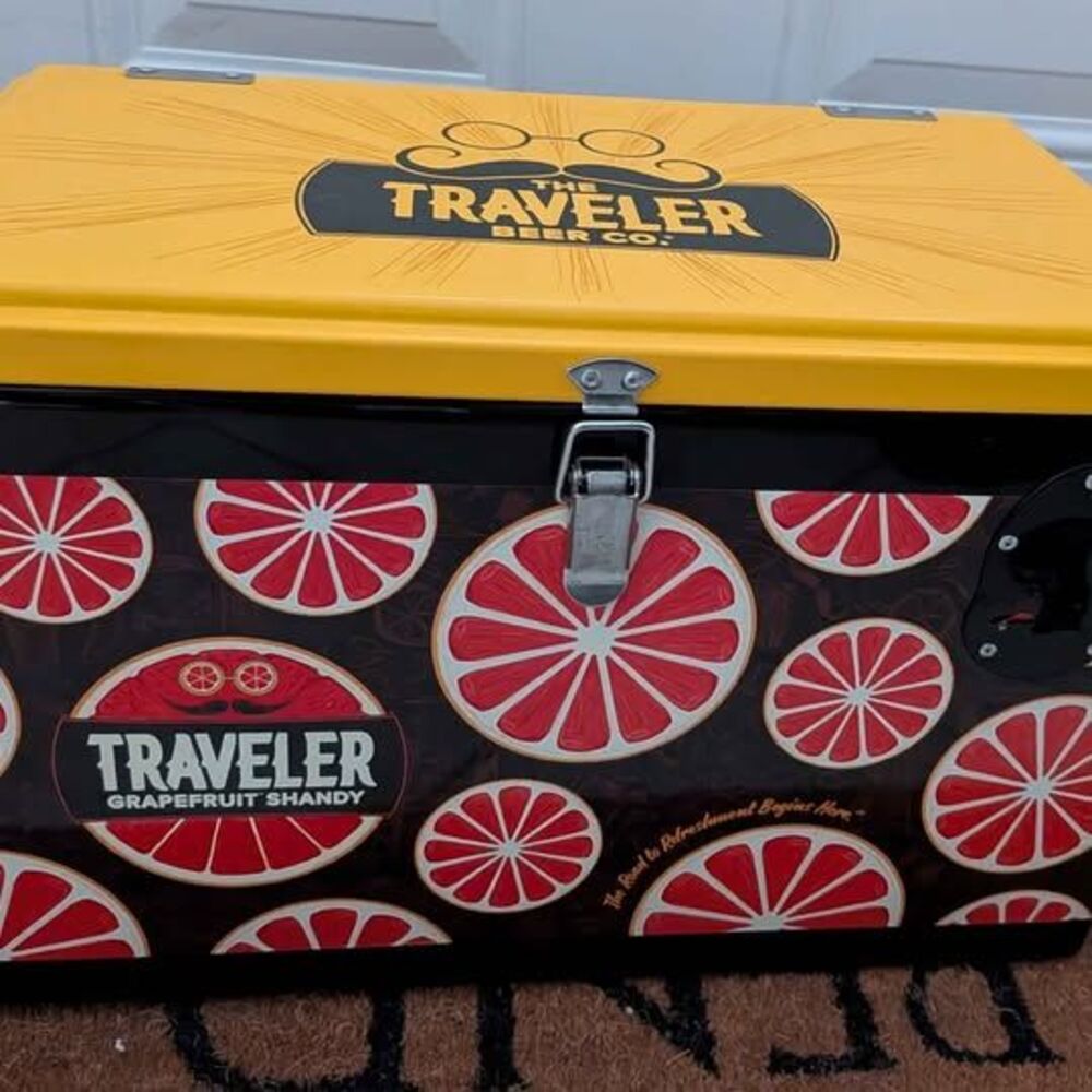 🍺 Traveler Grapefruit Shandy Beer Cooler w/ Bottle Opener 🍊